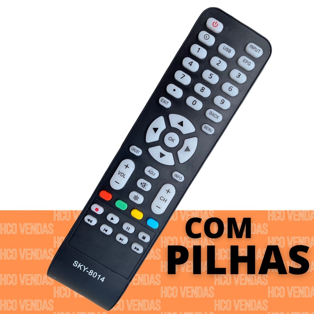 Controle Remoto para AOC Serve Todos Modelos Tv Led e Lcd Com Pilhas em Oferta na Shopee