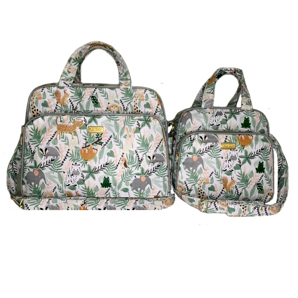 Kit Bolsas De Bebê Mala safari Maternidade Menino ou menina em Oferta na Shopee