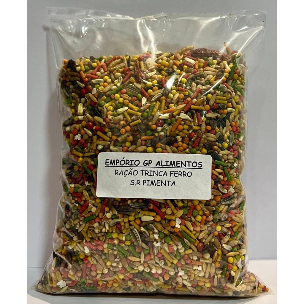 Ração Trinca Ferro S.R Pimenta 1kg em Oferta na Shopee