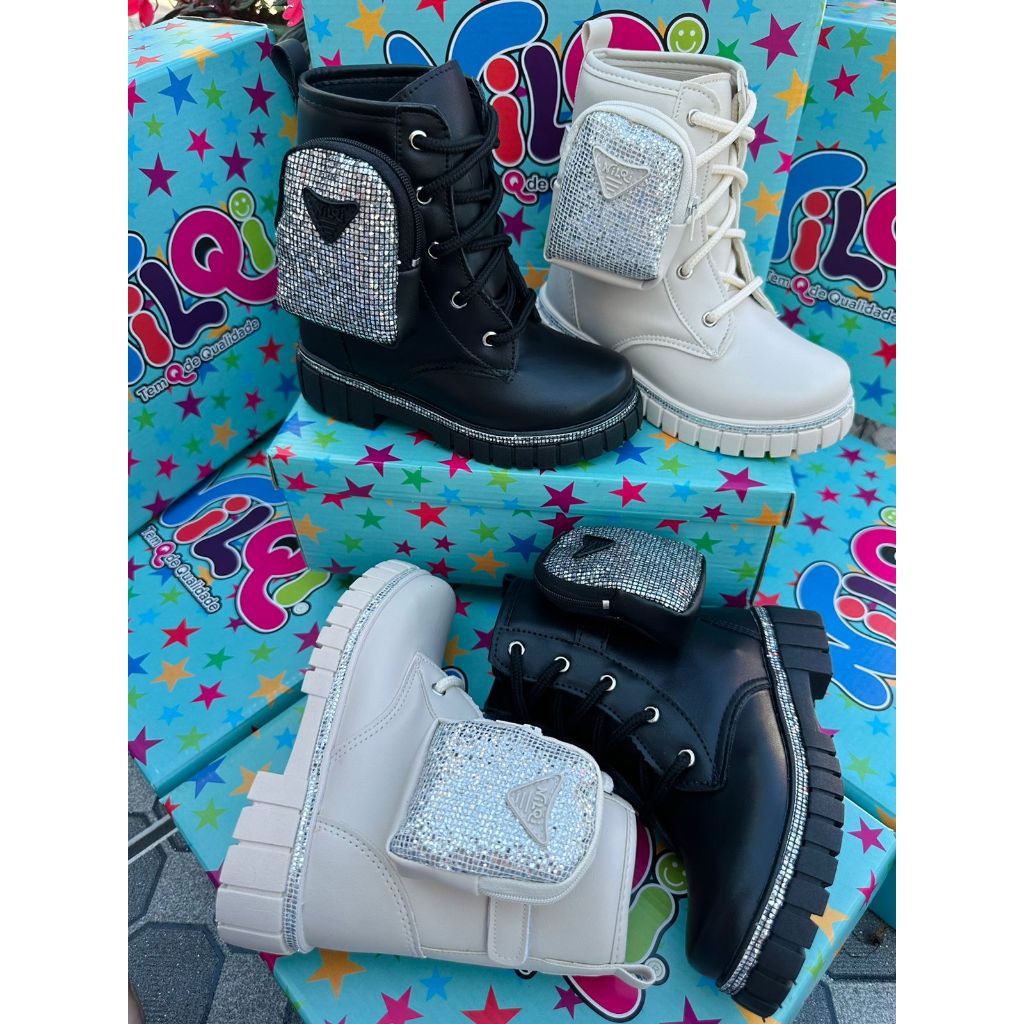 Coturno Infantil Feminino Branco: Onde Comprar | BuscaProdutos