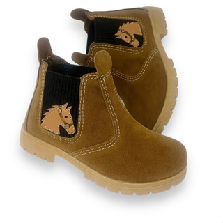 Bota Jeca Cavalo Caramelo Camurça Festa Junina Calce Fácil em Oferta na Shopee