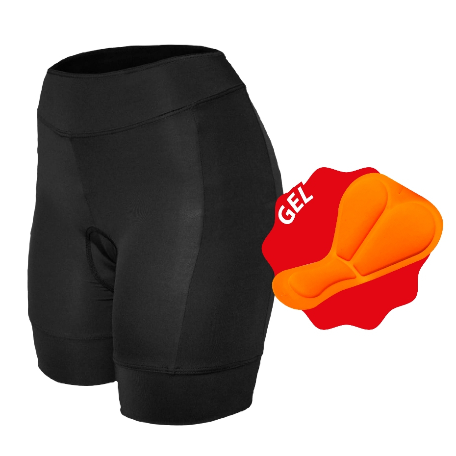 Short Bermuda Ciclismo Almofadada Pad Forro Gel Alta Densidade MTB Ciclista Roupa Bike Feminino