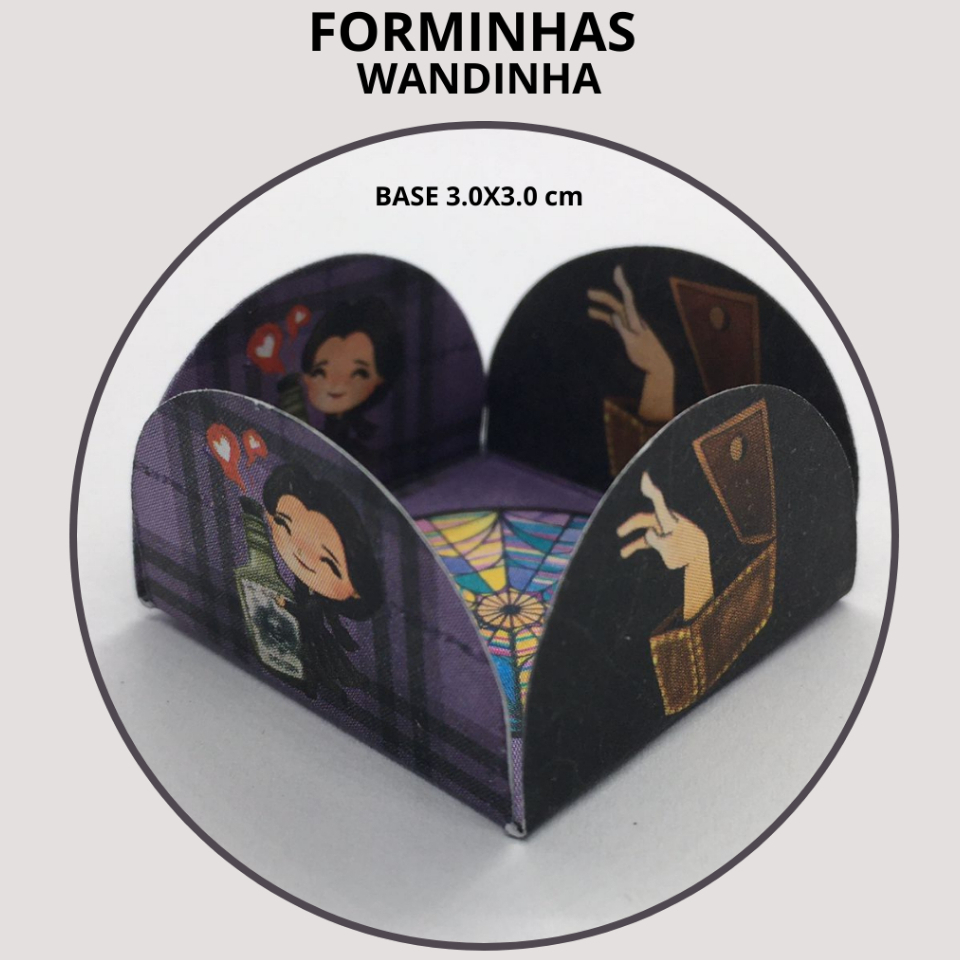 FORMINHAS PARA DOCES WANDINHA  FESTA ANIVERSÁRIO CHÁ DE BEBÊ CORES LISAS CANDYZINHA Forminha - BASE 3x3 cm em Oferta na Shopee