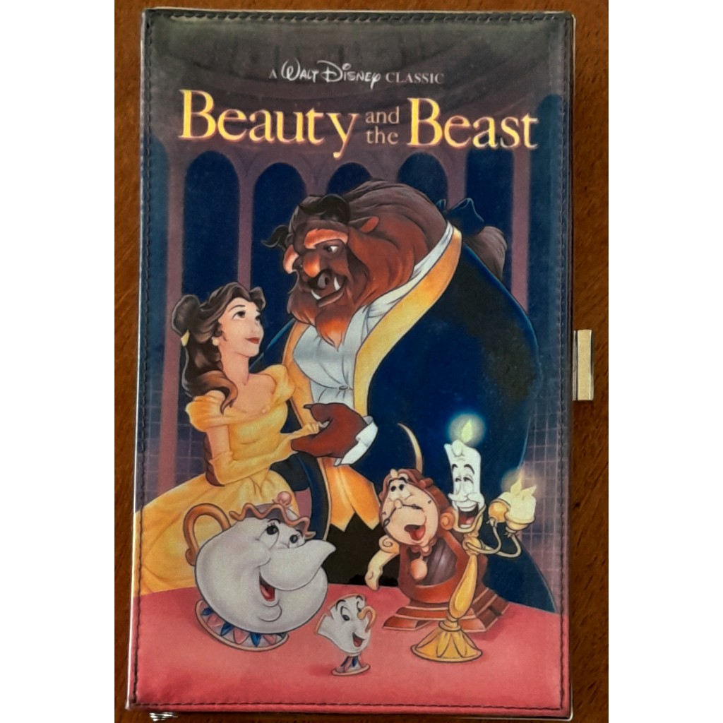 Bolsa Clutch Disney Store Beauty and the Beast VHS
