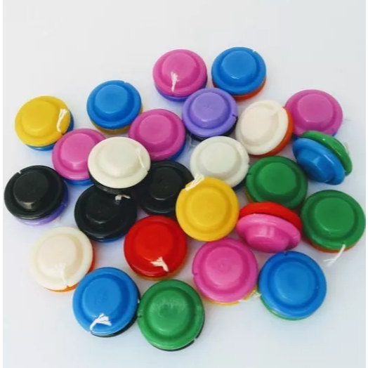 Kit Festa Lembrancinha 7 mini pião+ 7 mini ioio Atacado