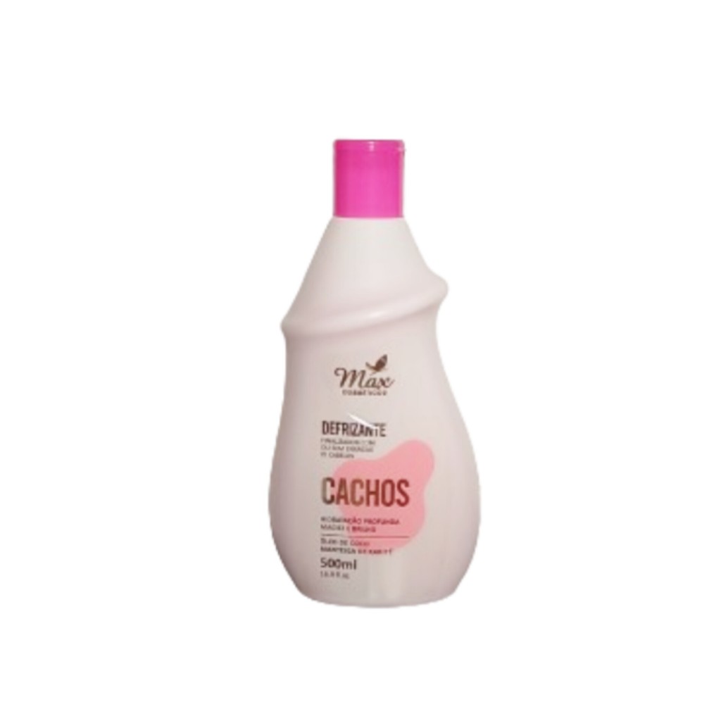 Defrizante Para Cabelos Cacheados - Max Cosméticos 500g