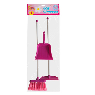 Brinquedo Infantil Menina Vassoura Rodo Pá Cor Rosa Kit Limpeza Infantil em Oferta na Shopee