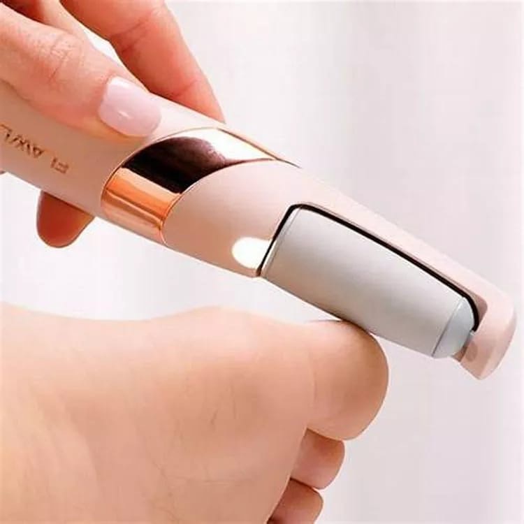 Lixador de Pé Elétrico - Esfoliador Tira Calos Pedicure Portátil Marisa Lixa Elimina Calo Portátil Usb Pilha
