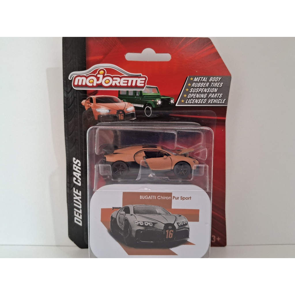 BUGATTI Chiron Pur Sport DELUXE CARS/ Majorette 1/64