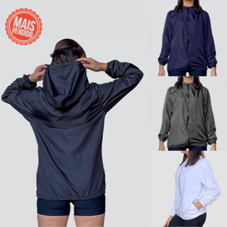Jaqueta Corta Vento Lisa Feminina Corta Vento Repelente a Água Impermeável Para Mulher em Oferta na Shopee