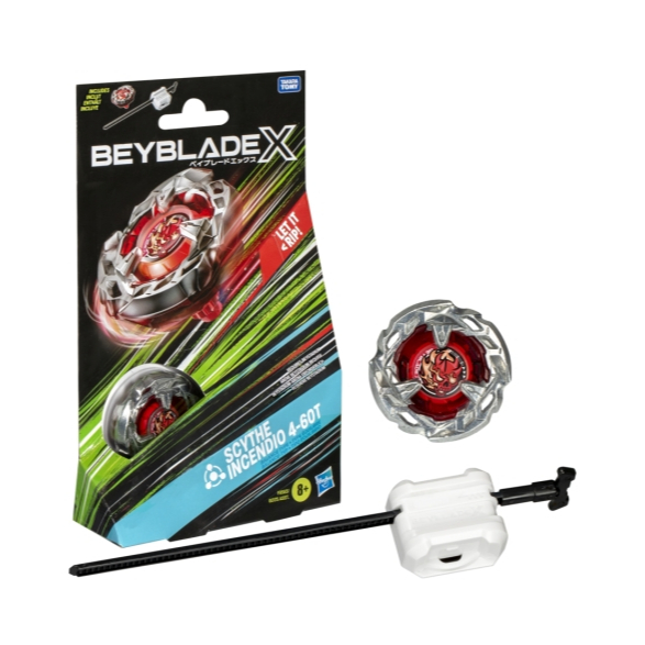 Beyblade Xtreme Scythe Incendio & Lançador - Hasbro F9583 em Oferta na Shopee