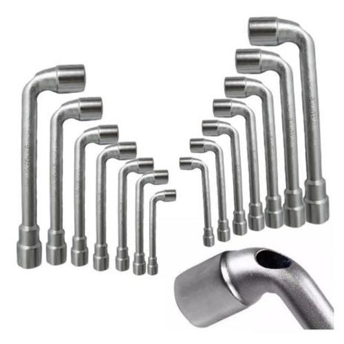 Jogo De Chave Tipo L Biela furo kit 8mm Á 14mm 7 Unidades 8 mm 9 mm 10 mm 11mm 12mm 13mm 14mm profissional ferramenta