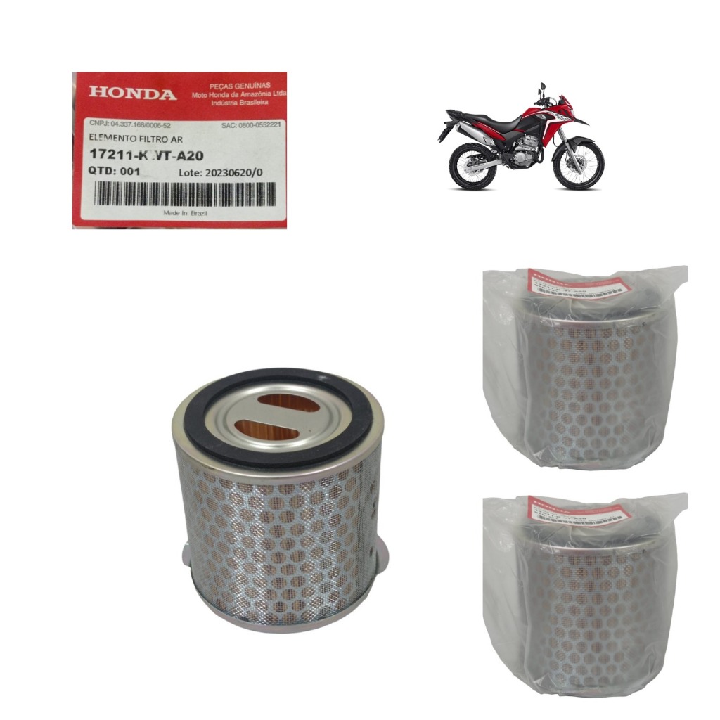 Elemento Filtro de Ar XRE 300 - Original Honda