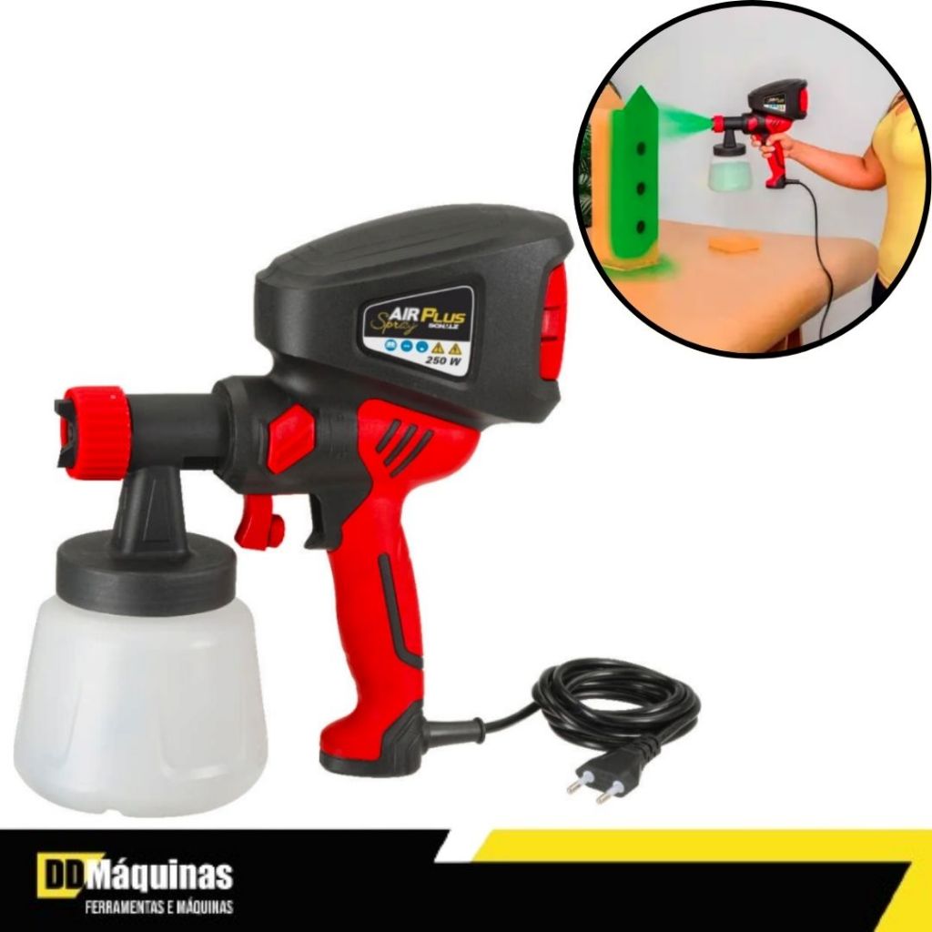 Pistola Pulverizadora De Tinta Air Plus 110 volts- Schulz - Home & Living