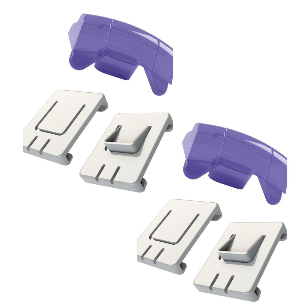 Calço Trilho Deslize Banco Gol Parati Saveiro Voyage Santana G2 G3 G4 G5 - kit com 6 peças em Oferta na Shopee