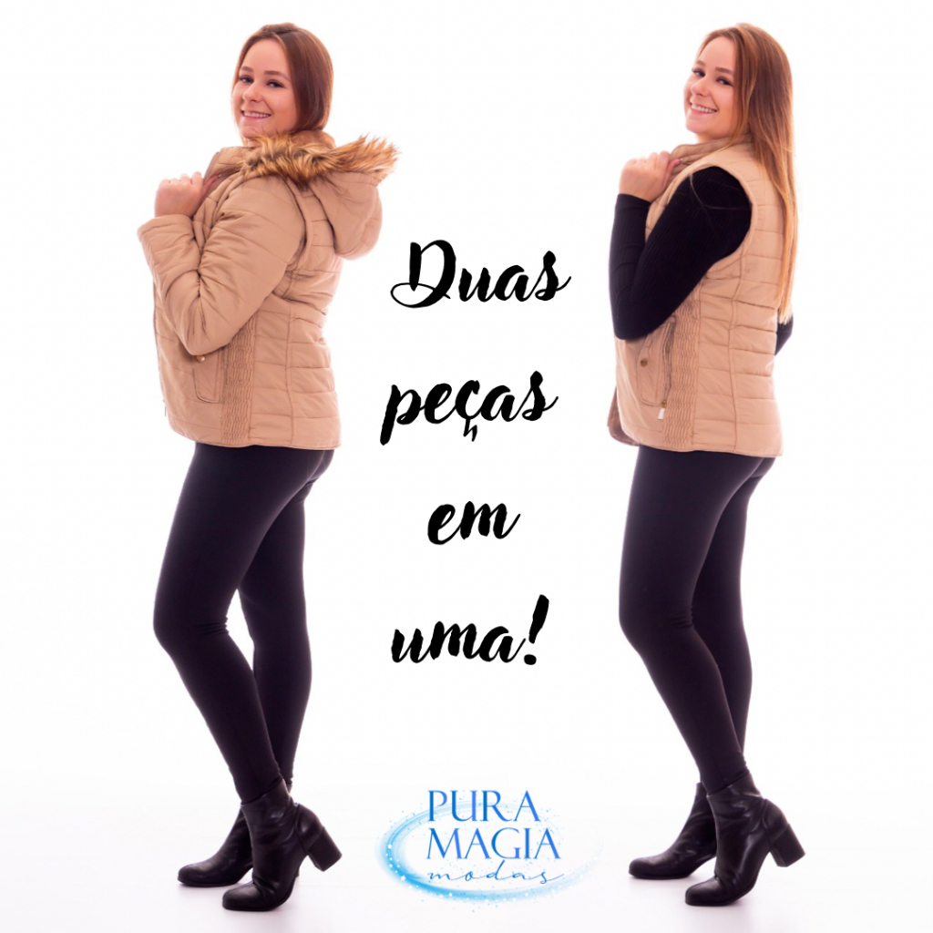 Jaqueta Vira Colete Feminino - Comprar com Melhor Preço em Jaquetas, Casacos e Coletes