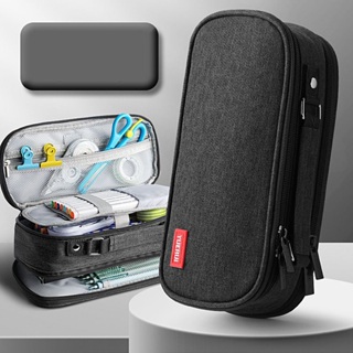 Estojo Escolar Juvenil Box Com Alça Nylon bem garnde- Tactel 100 Pens Com Divisória em Oferta na Shopee