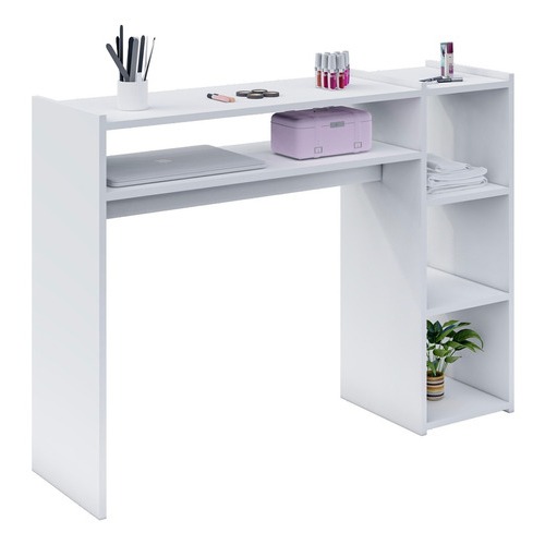 Mesinha Manicure 110CM Studio Nail Designer MDF Premium Cabeleireiro Estética Escrivaninha Estudo em Oferta na Shopee