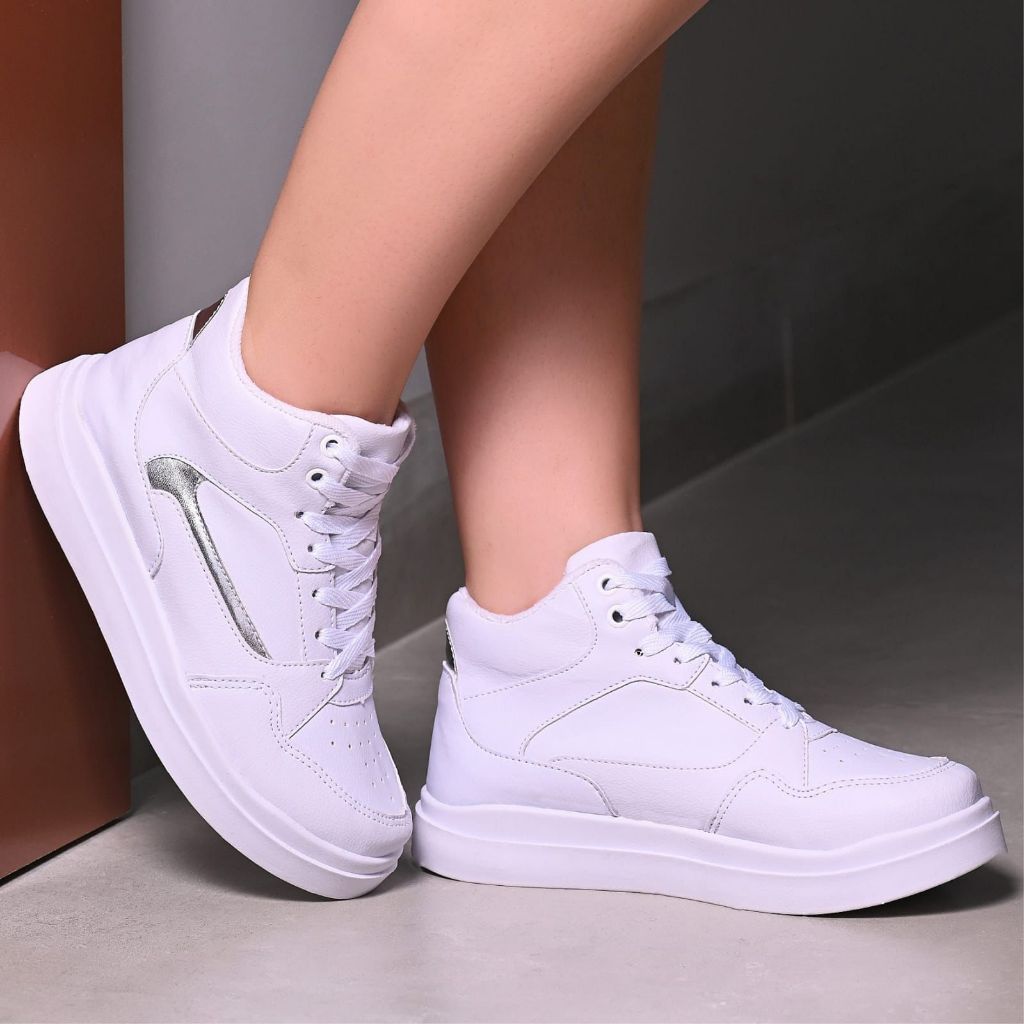 Tênis Bota Feminina Botinha Musculação Casual Skate Tenis Feminino Mulher Estilo Promoção