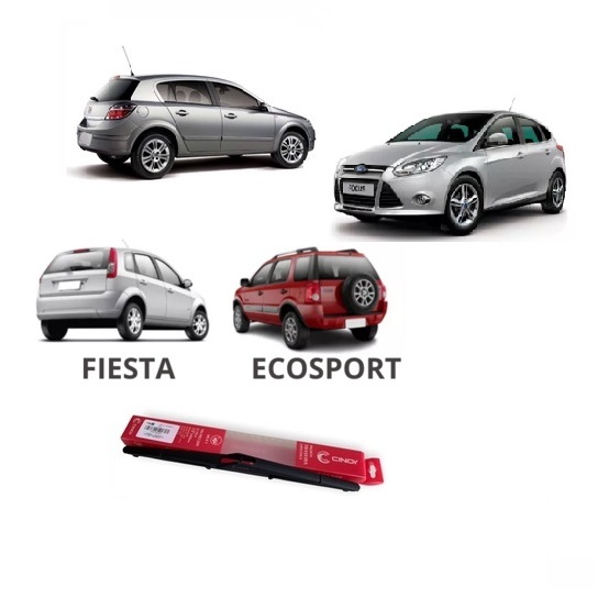 Palheta Limpador Traseiro Vectra Ecosport Fiesta Focus Corsa Astra 12''