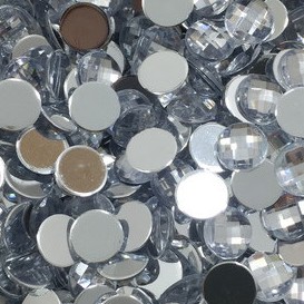 500 chaton colagem redondo 6 mm CRISTAL em Oferta na Shopee