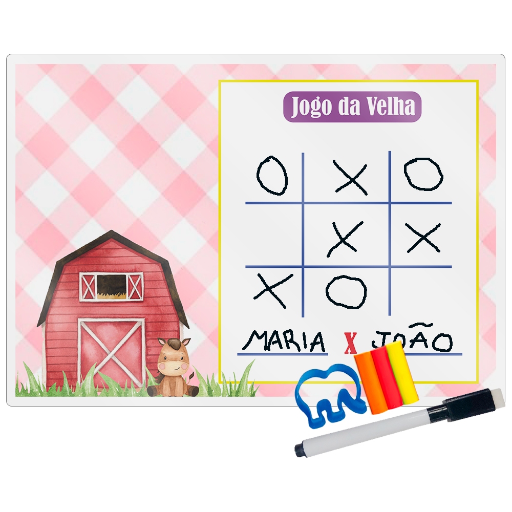 Kit Lousinhas Mágicas Lembrancinha Aniversário Infantil Personalizado Fazendinha Menina