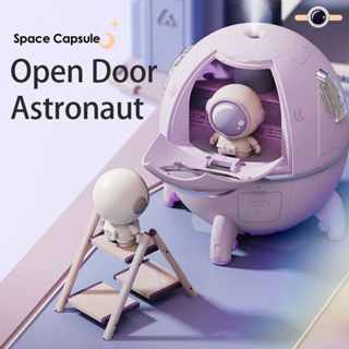 Umidificador de Ar Astronauta 220ml Luz LED Colorida Pulverizador De Névoa USB em Oferta na Shopee