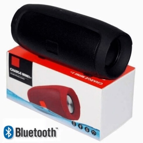 Caixinha De Som Premium Charge 3 Portátil Bluetooth e Rádio