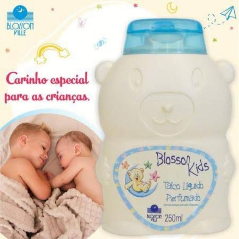 Talco Líquido perfumado 250ml Blosson Kids