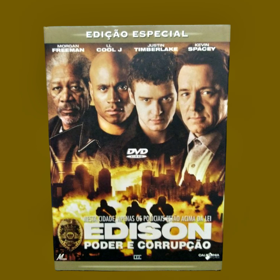 Edison Poder e Corrupção I Morgan Freeman I DVD I Filme I Edição Especial