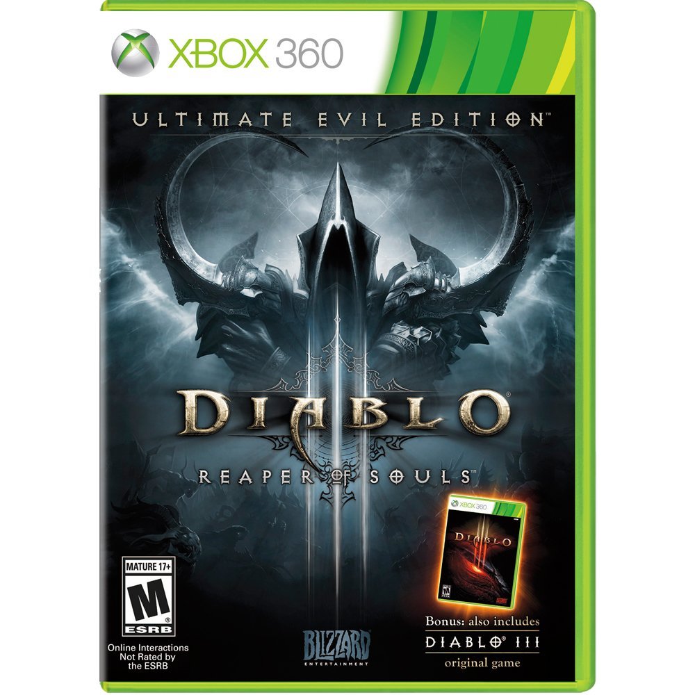 DIABLO 3 REAPER SOULS -  XBOX 360- JOGO ORIGINAL - MÍDIA FÍSICA