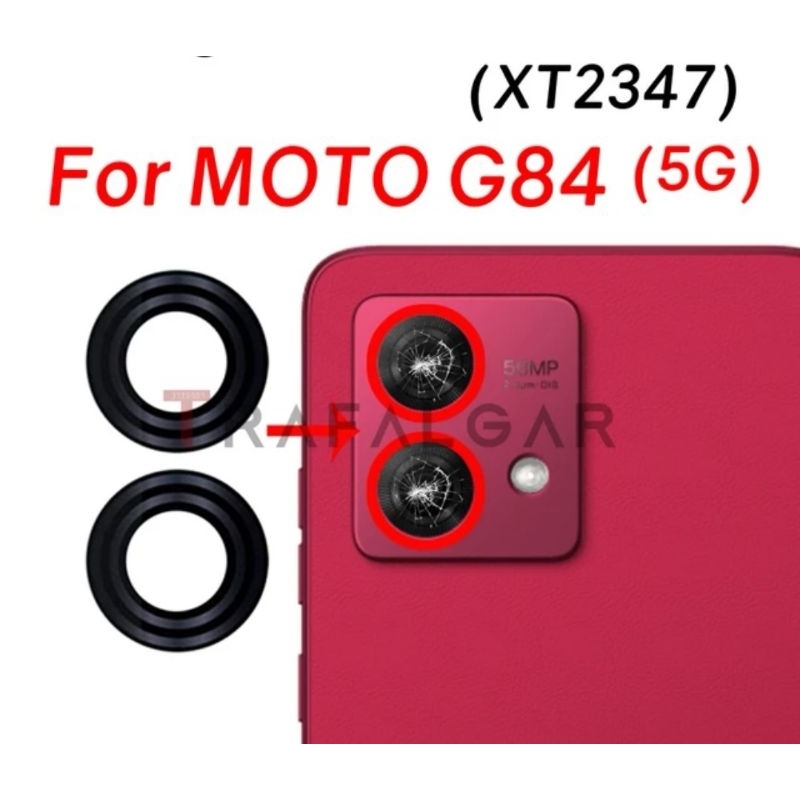 Lente Vidro de Câmera Traseira Compatível Moto G84 Xt2347 (2pçs) em Oferta na Shopee