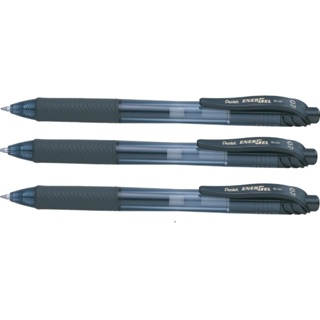 Kit Pentel Retrátil Energel Bl107 Preta X 3 Unidades em Oferta na Shopee