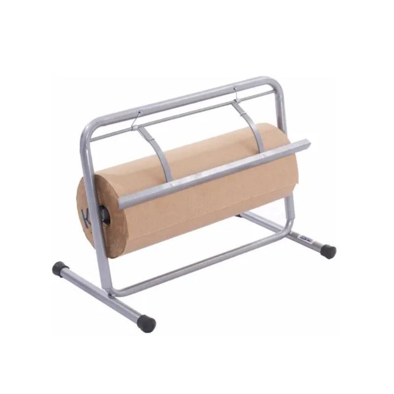 Suporte Bobina 60Cm Papel Kraft Embalagem Presente Balcão Mesa Bancada