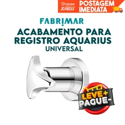 Acabamento Fabrimar Aquarius Para Registro 1/2 e 3/4 Universal