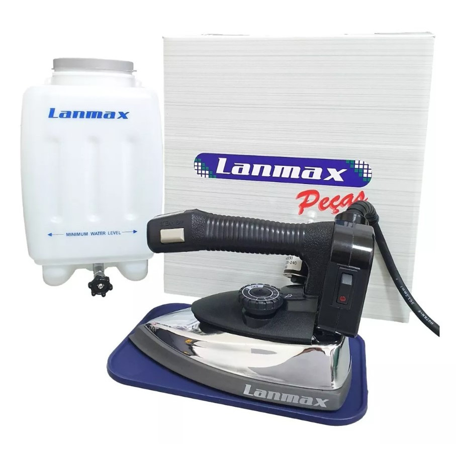 Ferro De Passar Roupas A Vapor Lanmax Industrial 1300w