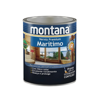 Verniz Marítimo Premium Natural 900 Ml Montana em Oferta na Shopee