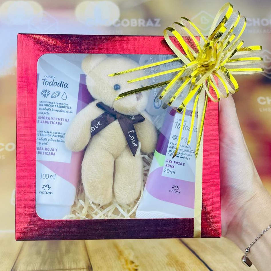 10~50 Caixa PRESENTE DE NATAL VERMELHO Textura com Visor S21 15x15x4cm ASSK