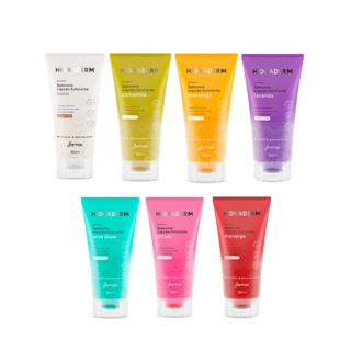 Farmax Sabonete Líquido Esfoliante Corporal Linha Hidraderm Ciclos - 180ml em Oferta na Shopee