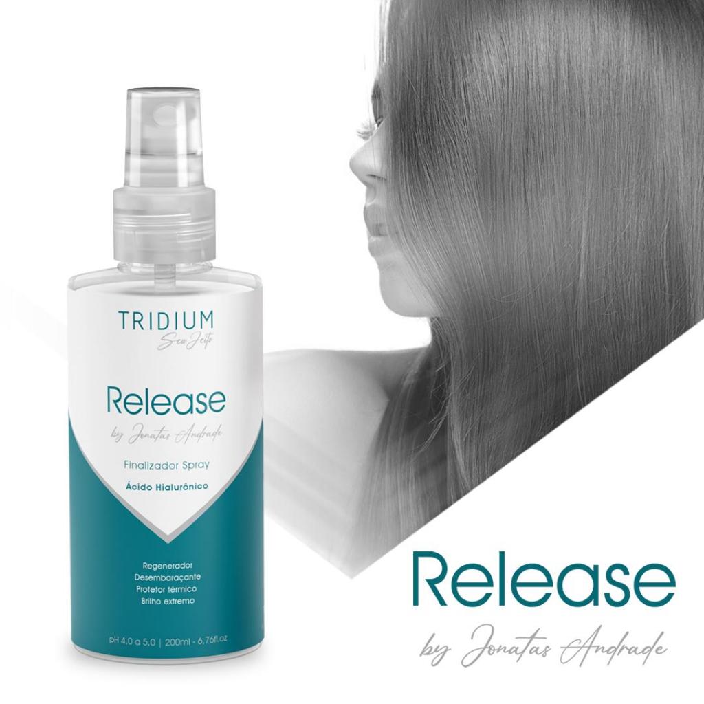 Finalizador Release Leave-in Líquido Spray Multifuncional Tridium Cosméticos 200ml