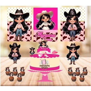 Kit Festa Ana Castela Cut - Boiadeira em Oferta na Shopee