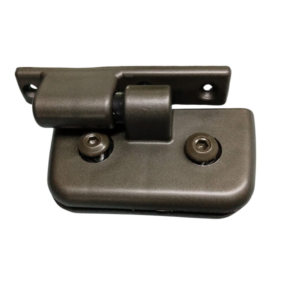 Dobradiça Porta Box Abrir Vidro Temperado Blindex 1114 - 1un bronze