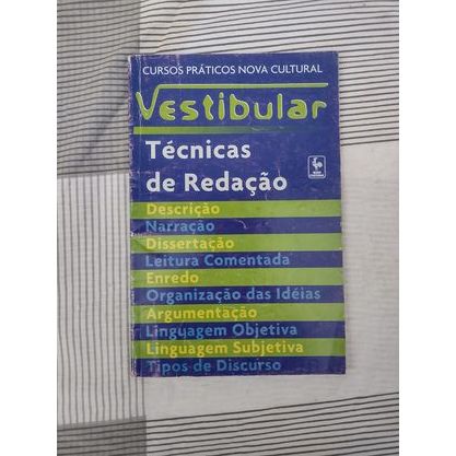 vestibular técnicas de redação revista cursos práticos nova cultural emília amaral
