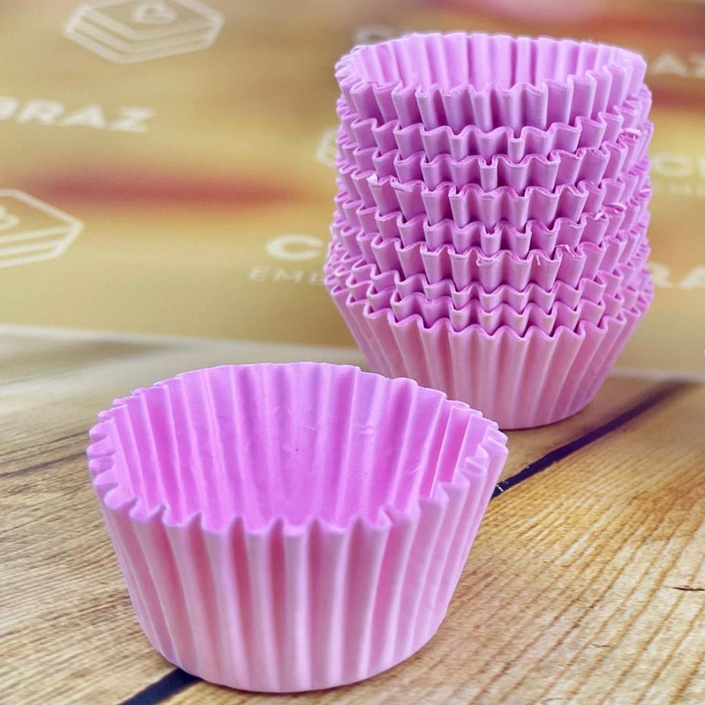 500~ 2000 Forminhas para brigadeiro, mini cupcake e doces para festas ROSA Nº2 carber OFF