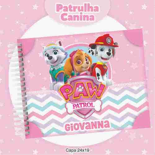 Caderno Desenho Patrulha Canina Fem 50 Fls em Oferta na Shopee
