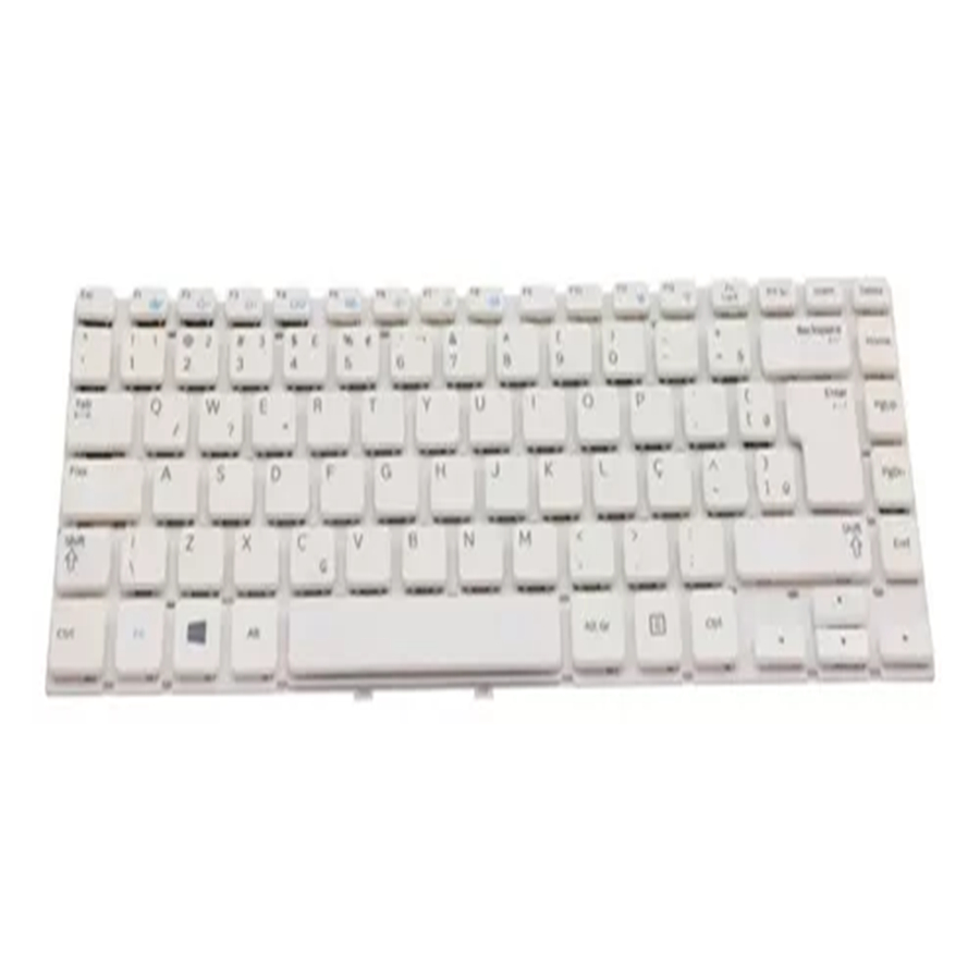 Teclado Compatível Samsung Np270e4e Np275e4e Np270 Branco