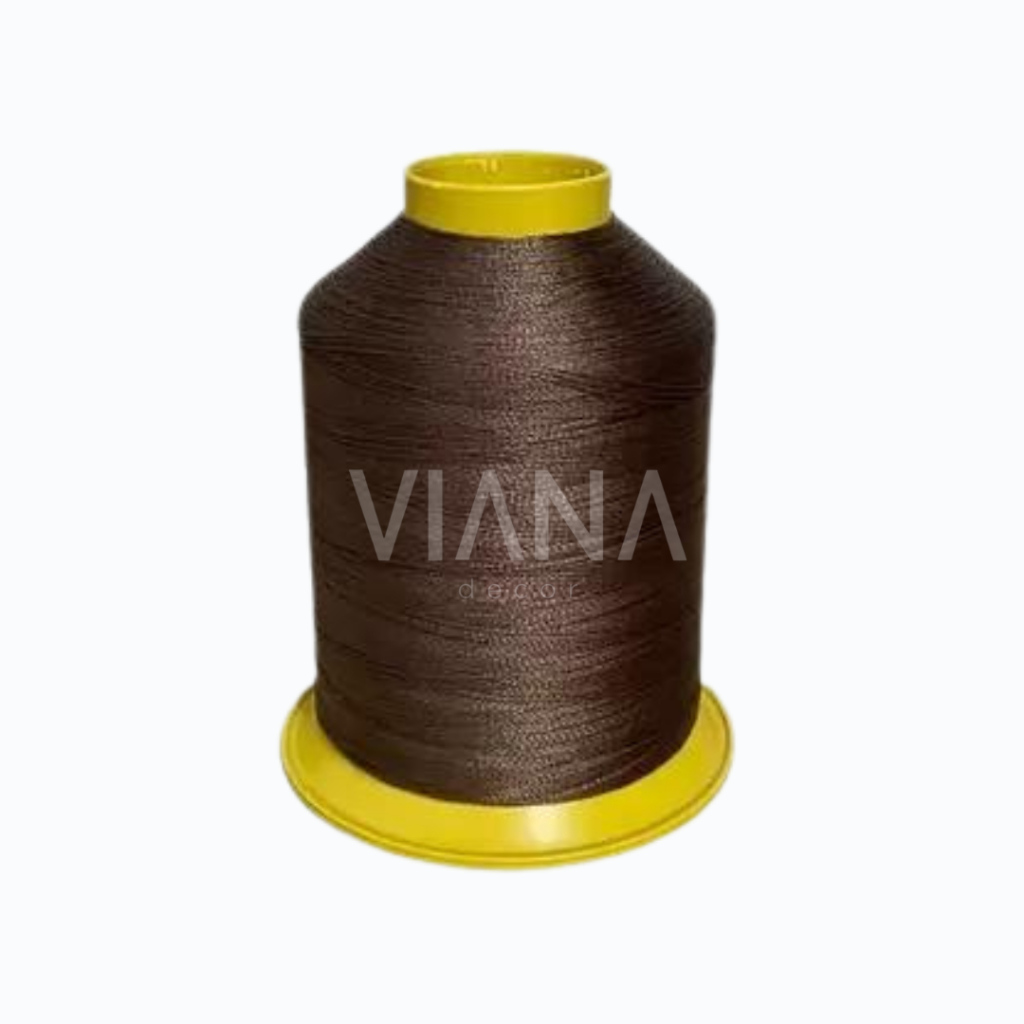 LINHA NYLON Costura  FIO 60 - couro/bolsas/artesanato/estofados tubo 80gr 100% poliamida/COR MARROM