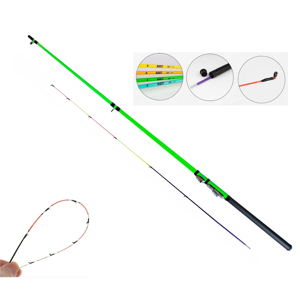 Vara de Molinete Albatroz Fishing BURITI 1,65m 5-10lbs Ponta Sensível em Oferta na Shopee
