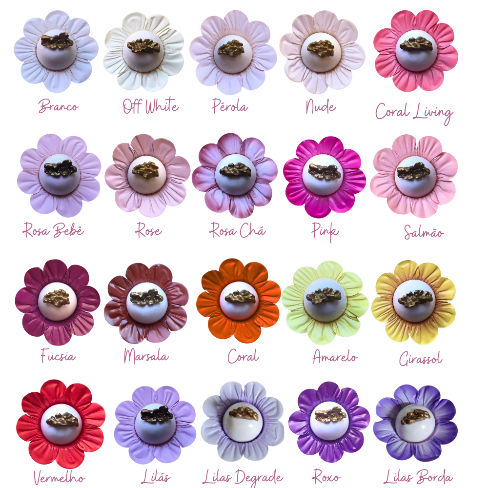 50 Forminhas Para Doces Modelo Margaridinha Floral JuFiori