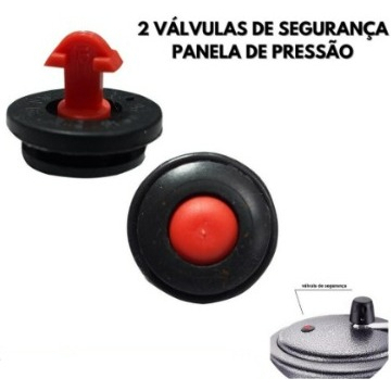 Kit com 2 Válvulas de Segurança De Panela de Pressão Universal Clock Rochedo Marmicoc Tramontina em Oferta na Shopee